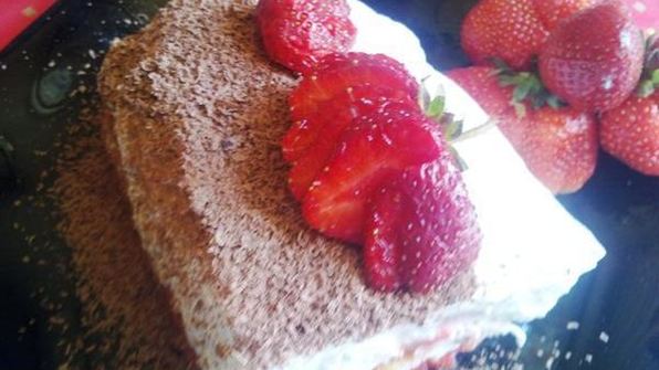 клубничное тирамису