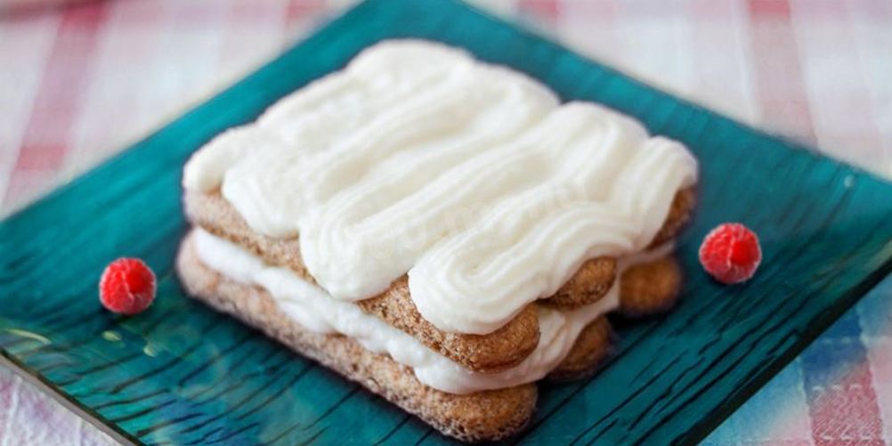 Рецепт крема для тирамису с маскарпоне с сахарной пудрой и сливками