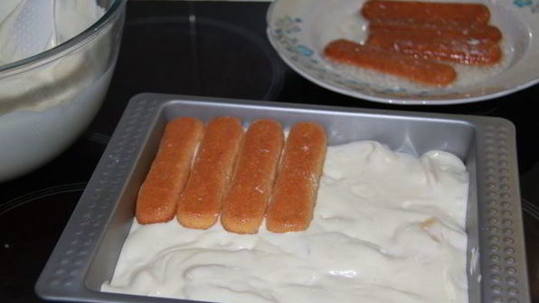 персиковый тирамису