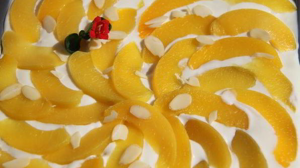 персиковый тирамису