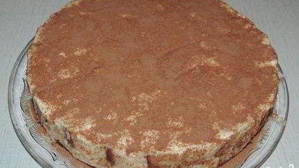 Тирамису без Савоярди