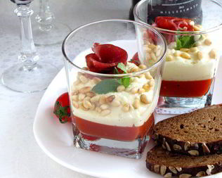 Тирамису из пармезана