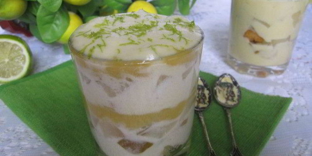 Рецепт тирамису с грушей и лаймовым курдом