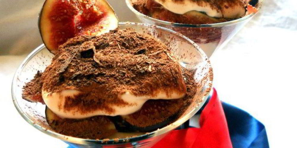 Рецепт тирамису с инжиром