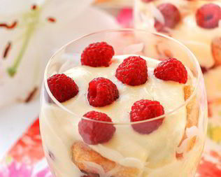 Тирамису с малиной