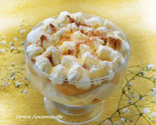 Тирамису с медом и корицей