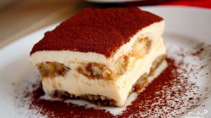 Тирамису с перепелиными яйцами