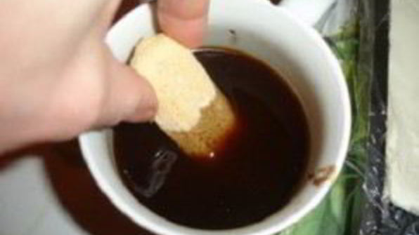 тирамису с перепелиными яйцами