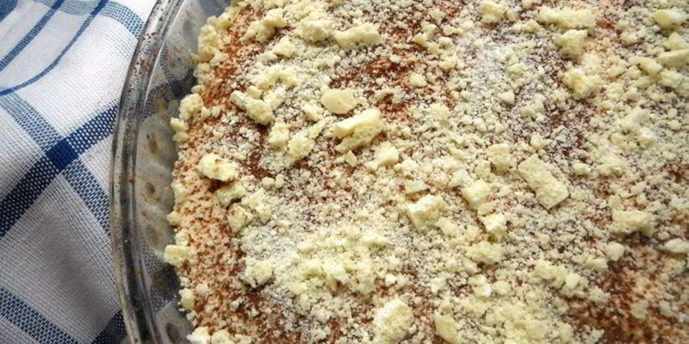 Рецепт тирамису с ревенем и белым шоколадом