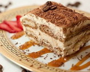 Тирамису с сыром маскарпоне и кофейным ликером