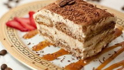 Тирамису с сыром маскарпоне и кофейным ликером