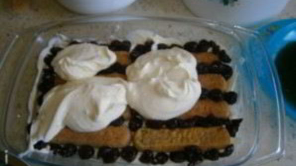 тирамису с вишней