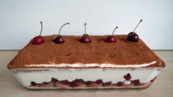 тирамису с вишней