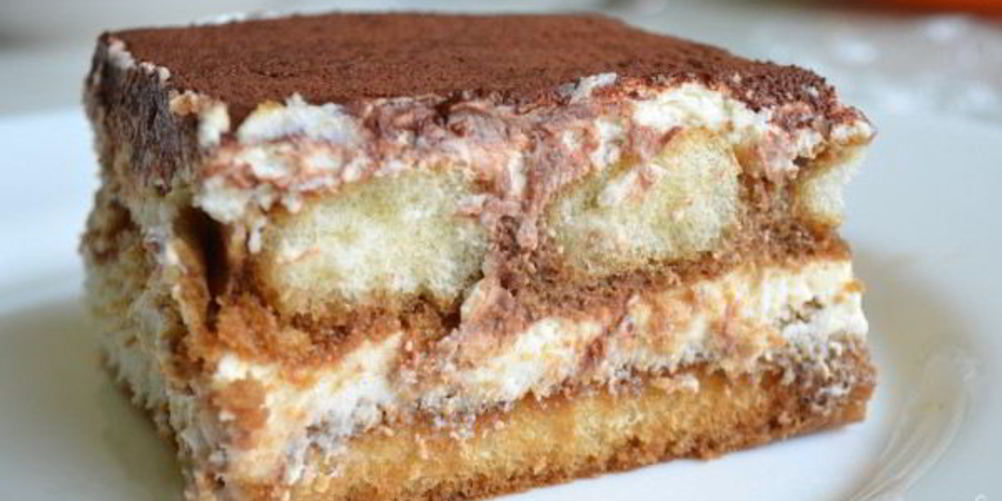 Рецепт тирамису со сливками