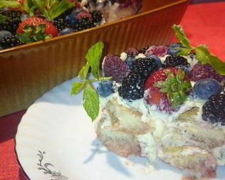 Ягодный тирамису