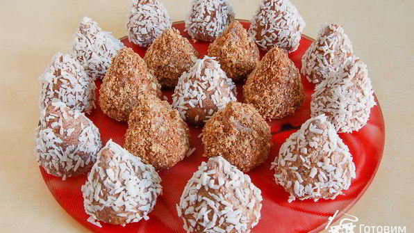 трюфели из детской смеси малютка