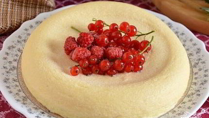 Творожный пудинг в микроволновке