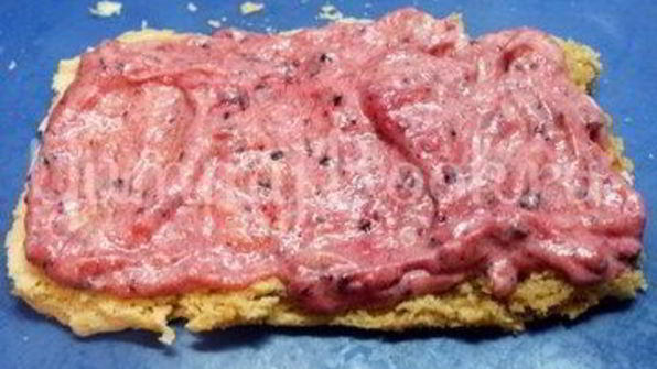 яблочная пастила с черной смородиной