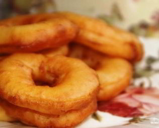 Яблоки в кляре с корицей