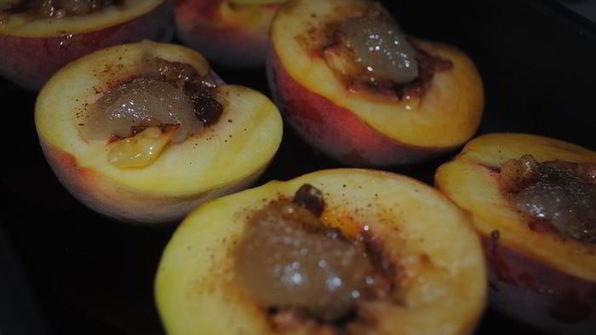 запеченые персики