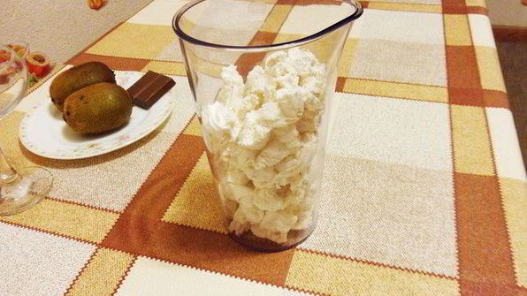 фрукты в зефирном креме