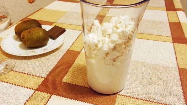 фрукты в зефирном креме