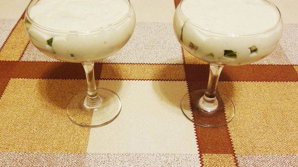 фрукты в зефирном креме