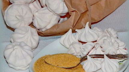 Карамелизированный сахар и зефир