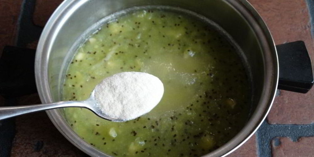 Рецепт желе из киви