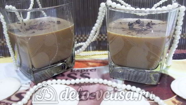 желе кофе с коньяком