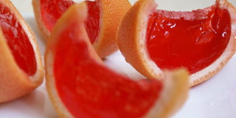 Рецепт желе в грейпфрутах