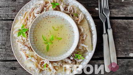 Бешбармак из курицы