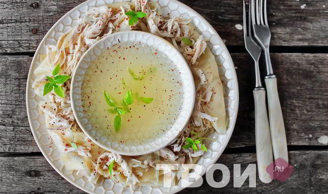 Бешбармак из курицы