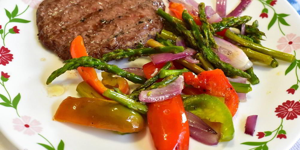 Рецепт быстрого гарнира из овощей к мясу