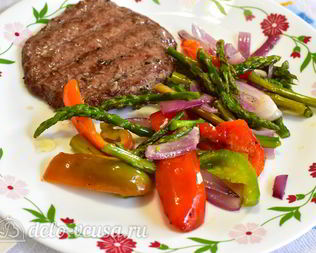 Быстрый гарнир из овощей к мясу