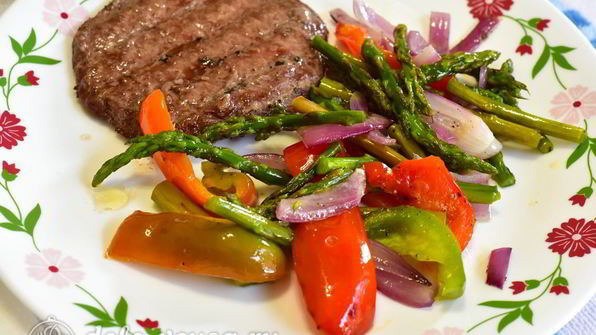 быстрый гарнир из овощей к мясу