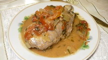 Чахохбили из курицы в мультиварке