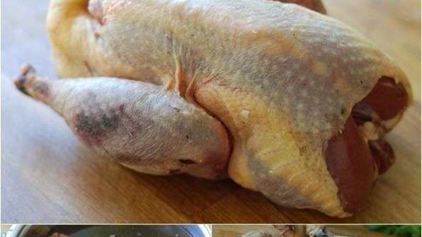 чахохбили с фазана и курицы