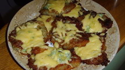 Драники из картошки с сыром