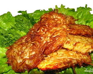 Драники из моркови
