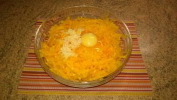 драники из тыквы с укропом