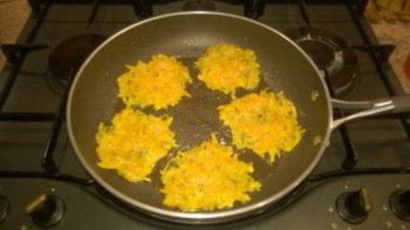 драники из тыквы с укропом