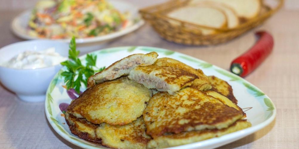 Рецепт драников картофельных с фаршем