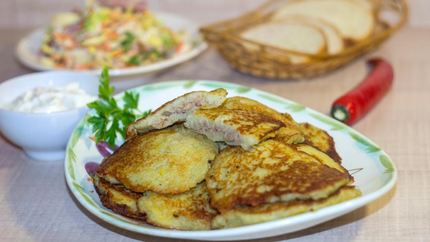 Драники картофельные с фаршем