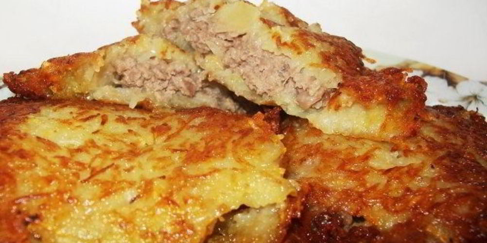 Рецепт драников с фаршем