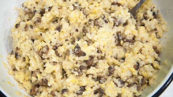 драники с грибами постные