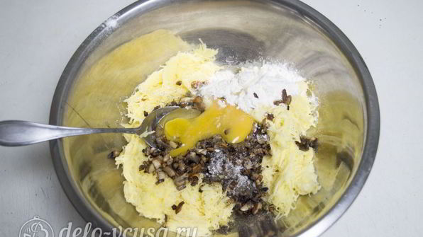 драники с грибами