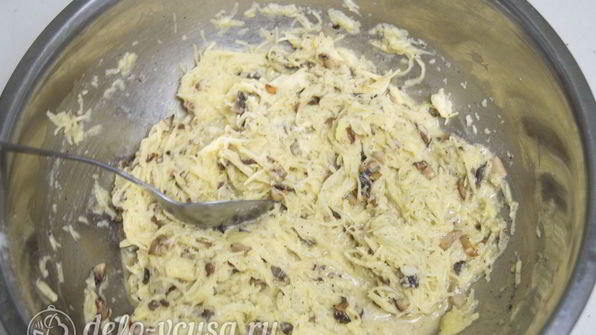 драники с грибами