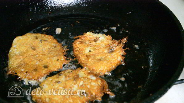 драники с грибами