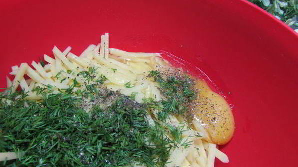 драники с красной икрой